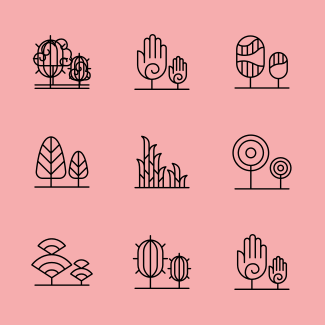Tree icons pack