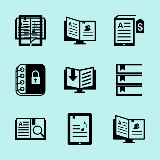 Reading icons pack