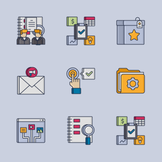 Marketing Agency icons pack
