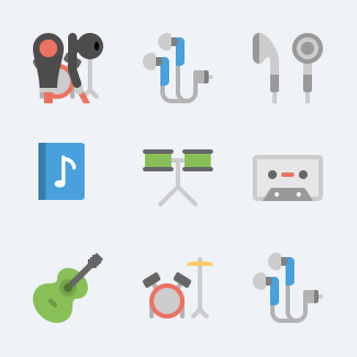 Audio & Music icons pack