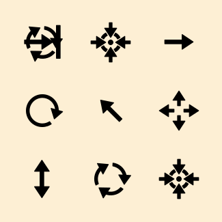 Arrows icons pack