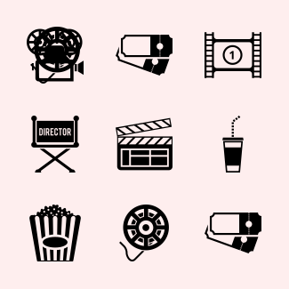 Cinema icons pack