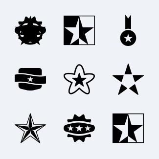 Stars icons pack