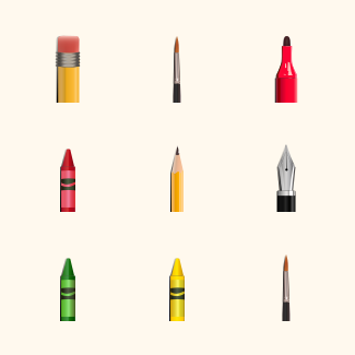 Drawing Tools icons pack