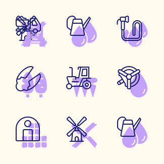 Farmland icons pack