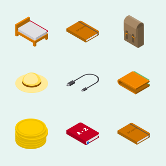 Travel icons pack