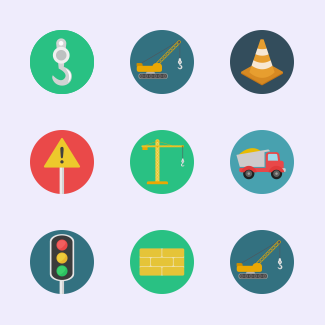 Construction icons pack