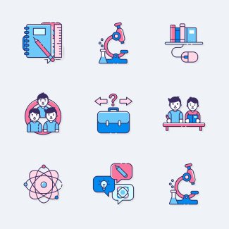 Online Education icons pack