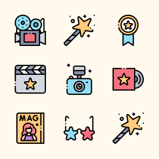 Fame icons pack