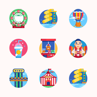 Amusement Park icons pack