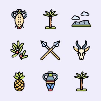 South Africa icons pack