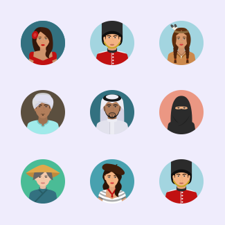 People Culture icons pack