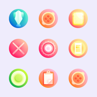 Restaurant icons pack
