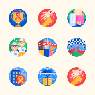 Charity icons pack
