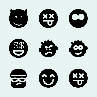 Emoticons Collection icons pack