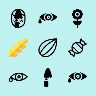 Allergies icons pack