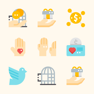 Charity icons pack