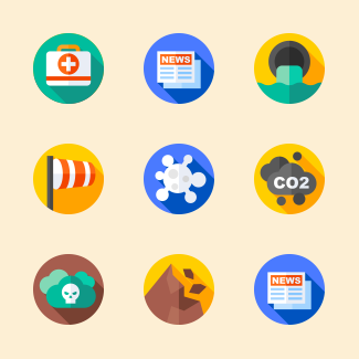 Natural Disaster icons pack