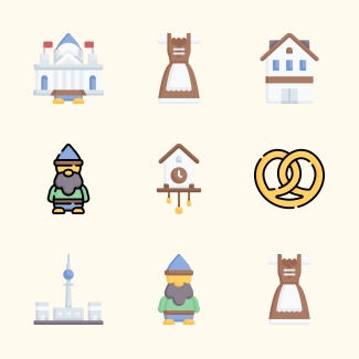 Germany icons pack