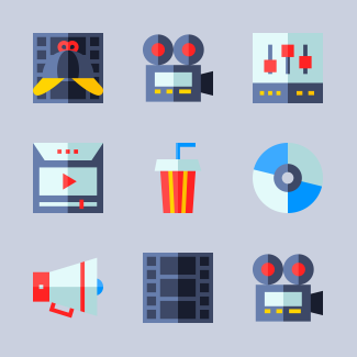 Film Industry icons pack