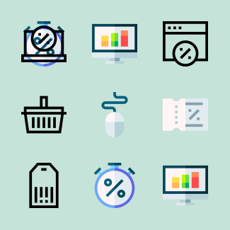 Blackfriday icons pack