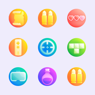 Gaming icons pack